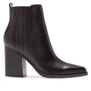 Marc Fisher Matter Black Heeled Boots